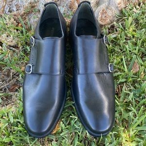 Cole Haan Monk Strap mens size 10 Black